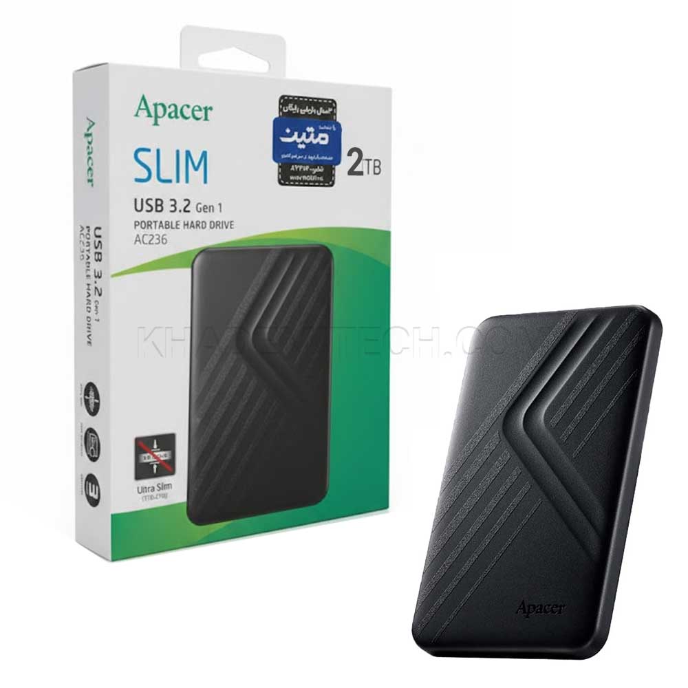 تصویر حافظه اچ دی دی اکسترنال اپیسر مدل AC236 ظرفیت 2 ترابایت 